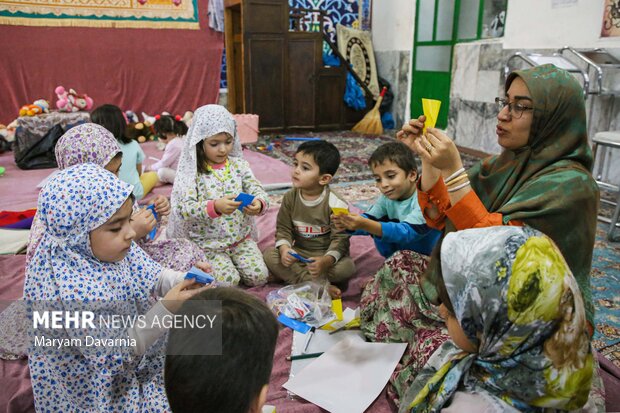 مراسم معنوی اعتکاف در بجنورد