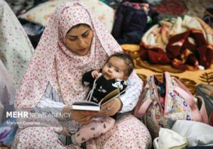 مراسم معنوی اعتکاف در بجنورد