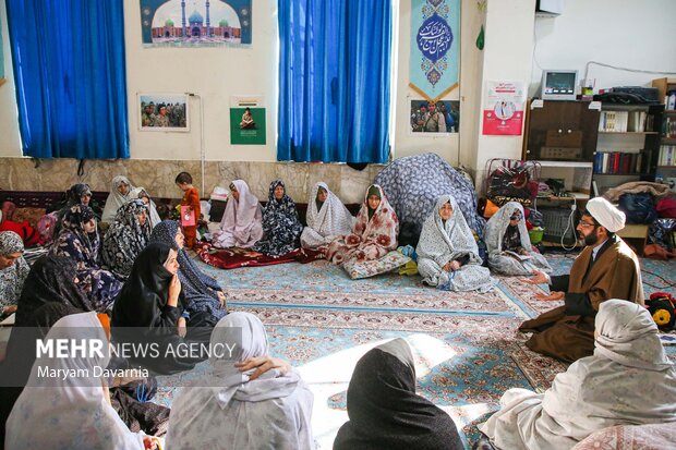 مراسم معنوی اعتکاف در بجنورد