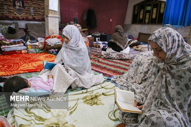 مراسم معنوی اعتکاف در بجنورد