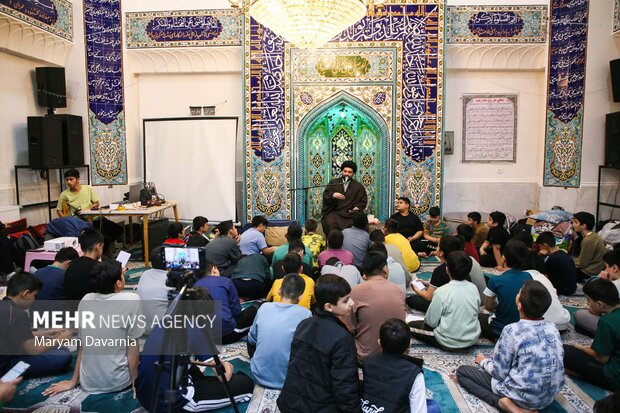 مراسم معنوی اعتکاف در بجنورد