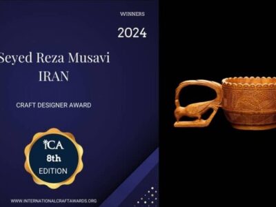 هنرمند مازندرانی در رویداد بین‌المللی صنایع‌دستی برگزیده شد