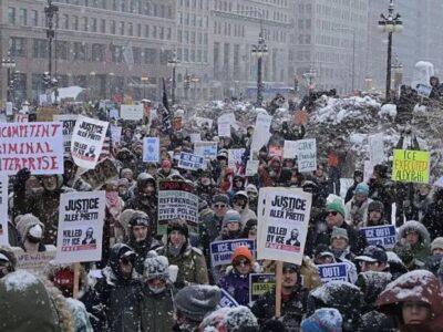 تظاهرات آمریکایی‌ها علیه کشتار معترضان توسط دولت ترامپ