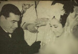 عکس | یادگار عروسی غلامرضا تختی و شهلا؛ وقتی ویگن لالایی را خواند!