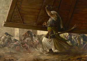 ببینید | نماد فاتح خیبر در میدان امام خمینی (ره) رونمایی شد