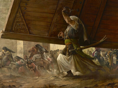 ببینید | نماد فاتح خیبر در میدان امام خمینی (ره) رونمایی شد