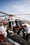 نجات مادران باردار با بالگرد اورژانس استان چهارمحال وبختیاری
