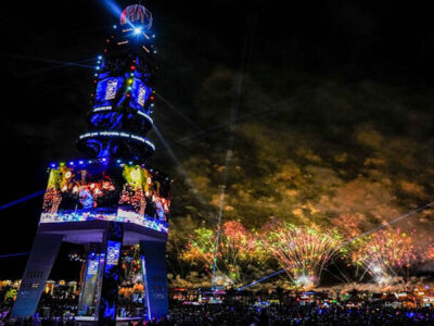 ببینید | شکستن رکورد کتاب گینس در ابوظبی با ۶۲ دقیقه آتش بازی