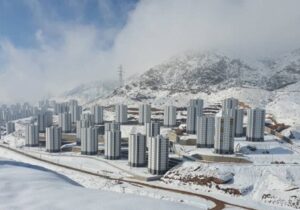 ببینید | ویدیویی از بارش برف در پردیس