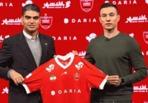 عکس | مهاجم جدید پرسپولیس در اسپایر