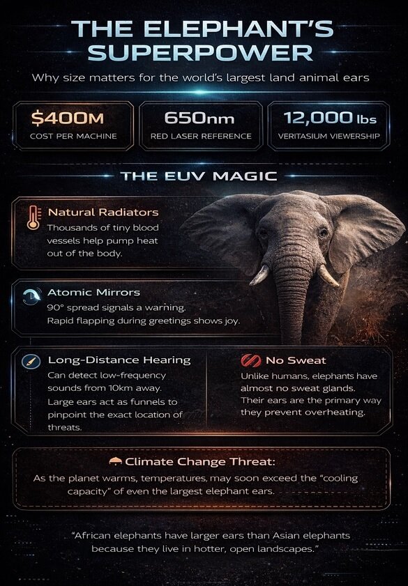 راز بزرگ بودن گوش‌های فیل چیست؟