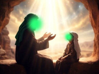 پیوند وجودی امیرالمؤمنین(ع) با حق: از شنیدن ناله شیطان تا رؤیت نور وحی