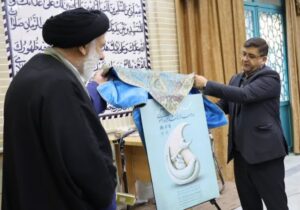 پوستر چهاردهمین جشنواره ملی مشاعره رضوی در شهرکرد رونمایی شد