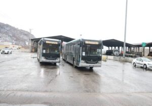 حرکت اتوبوس های دوکابین جدید از بندرعباس به سمت تهران