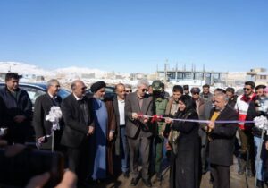 افتتاح پارک باغ بهشت و زمین چمن مصنوعی ازنا