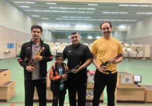 معرفی قهرمان و نفرات برتر مسابقات آزاد تپانچه