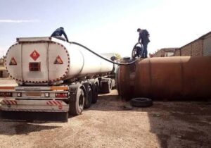 توقیف کامیون حامل ۱۰ هزار لیتر سوخت قاچاق