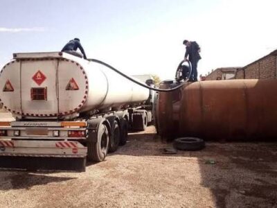 توقیف کامیون حامل ۱۰ هزار لیتر سوخت قاچاق