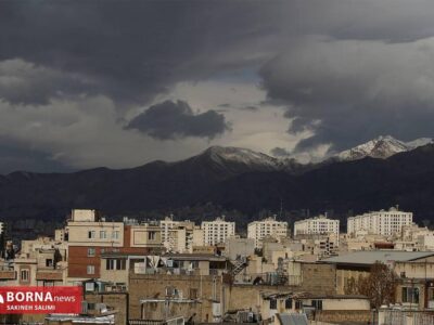هوای تهران نیمه‌ابری با بارش پراکنده/ سامانه بارشی امروز اغلب استان‌ها را دربرمی‌گیرد