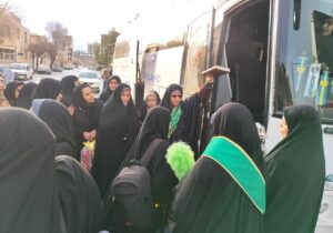 اعزام نخستین کاروان دانشجویان دختر چهارمحال وبختیاری  به سرزمین نور