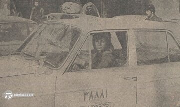 اولین زنی که در تهران راننده تاکسی شد! + عکس و جزئیات