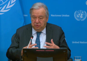 استقبال گوترش از گفت و گوهای ایران و آمریکا در مسقط